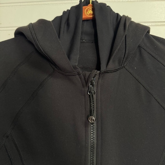 Lululemon Athletica Daily Practice Dress Top Jacket Womens 6 Black Hoodie - Picture 5 of 10